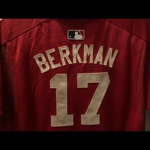 Astros Jersey #17 Lance Berkman